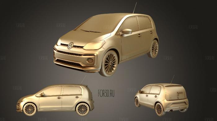 VW UP 5D 2020 stl model for CNC